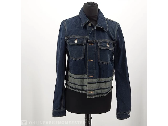 Spijkerjas, maat 36 dior, denim couture jacket cnpj-02-046-366 - afbeelding 1 van  6