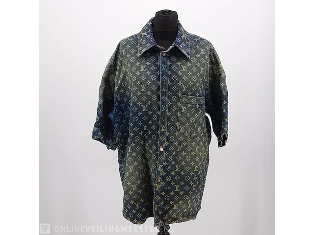 Spijkerjas, maat xxl louis vuitton, rainbow monogram short sleeve - afbeelding 1 van  6