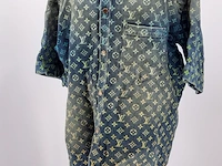 Spijkerjas, maat xxl louis vuitton, rainbow monogram short sleeve - afbeelding 3 van  6