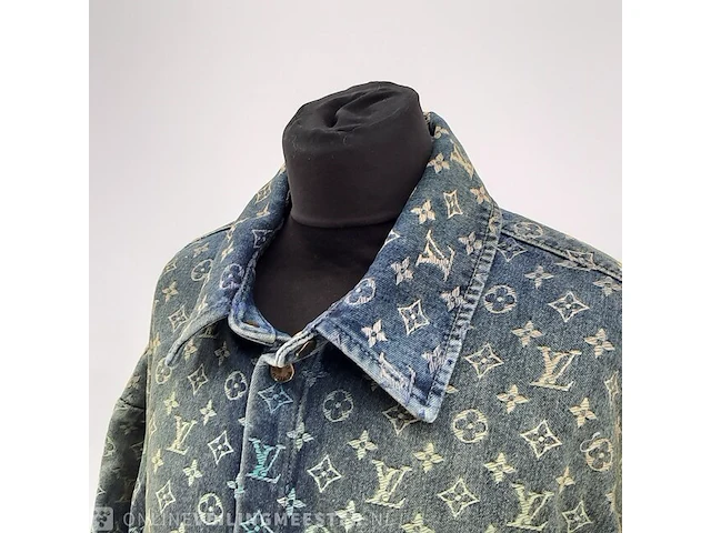 Spijkerjas, maat xxl louis vuitton, rainbow monogram short sleeve - afbeelding 4 van  6