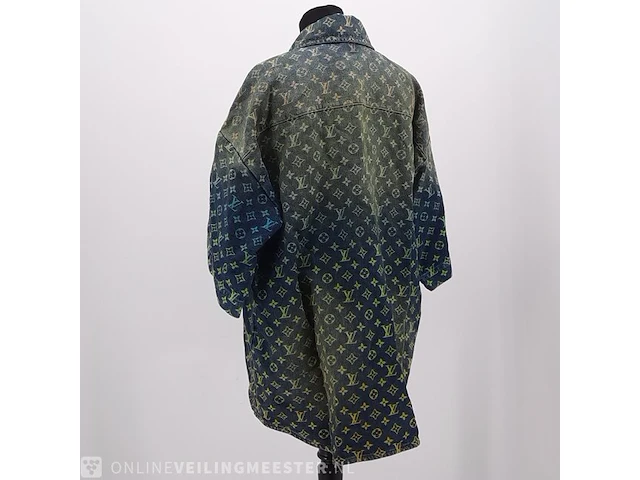 Spijkerjas, maat xxl louis vuitton, rainbow monogram short sleeve - afbeelding 5 van  6