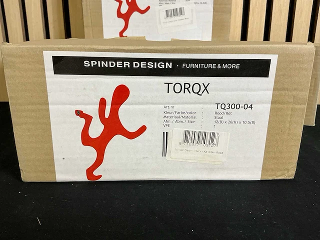 Spinder design torqx kapstok (4x) - afbeelding 2 van  4