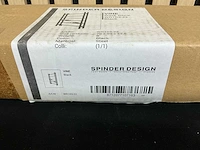 Spinder design wijn rek (2x) - afbeelding 4 van  4