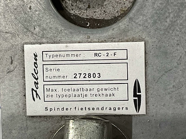 Spinder falcon rc-2-f fietsendrager - afbeelding 8 van  8