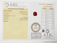 Spinel 2.11ct aig certified - afbeelding 3 van  3