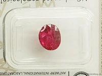 Spinel 2.54ct aig certified - afbeelding 3 van  8