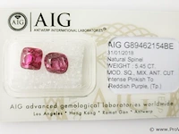 Spinel 5.45ct aig certified - afbeelding 5 van  8