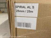 Spiraal pvc buis spiraal, al-s d.25, wit - afbeelding 3 van  3