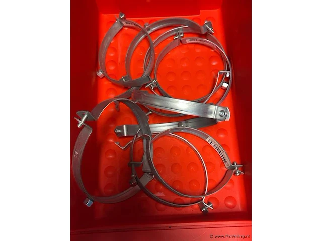 Spiraalbuisbeugel bs 160 mm eenpunt m8 air spiralo - partij - afbeelding 2 van  3