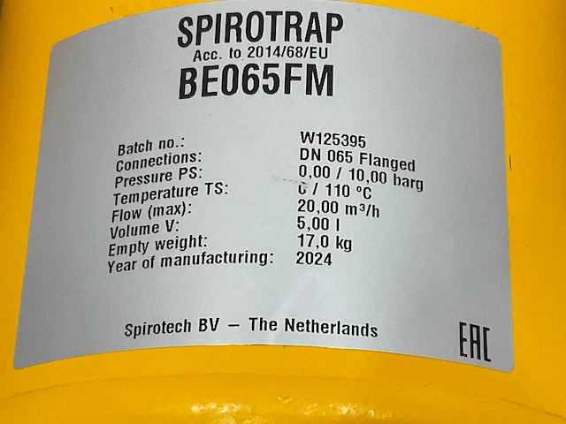 Spirotech be065fm spirotrap (2x) - afbeelding 7 van  7