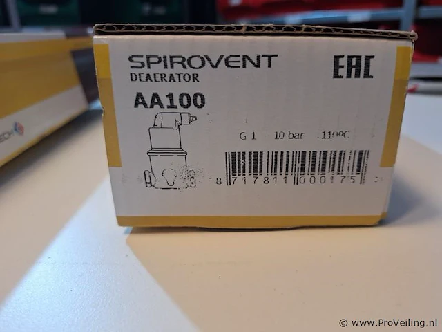 Spirovent luchtafscheider aa100 - afbeelding 1 van  1