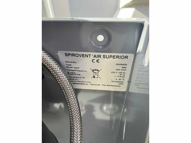 Spirovent vacuüm ontgasser s6a vacuum ontgasser - afbeelding 11 van  11