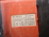 Spit betonfrees type sg 125 e - afbeelding 3 van  5