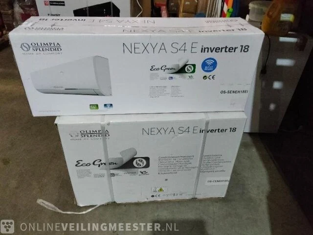 Split airco olympia splendid, nexya s4 e inverter 18, wit - afbeelding 3 van  5