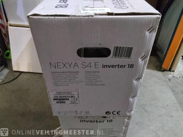 Split airco olympia splendid, nexya s4 e inverter 18, wit - afbeelding 5 van  5