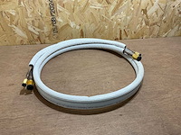 Splitfix koelleiding duo geïsoleerd 1/4-1/2 + 4x flarekop rol a 2,5m (20x) - afbeelding 1 van  8