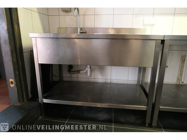 Spoelbak met werktafel - afbeelding 3 van  6