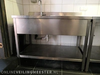 Spoelbak met werktafel - afbeelding 3 van  6