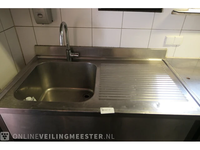 Spoelbak met werktafel - afbeelding 4 van  6