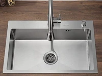 Spoelbak rvs 68 x 45 cm - afbeelding 4 van  5