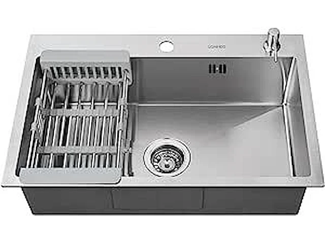 Spoelbak rvs 68 x 45 cm - afbeelding 1 van  5