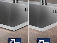 Spoelbak rvs 68 x 45 cm - afbeelding 3 van  5