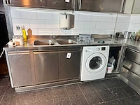 Spoeltafel 245cm met wasmachine - afbeelding 1 van  5