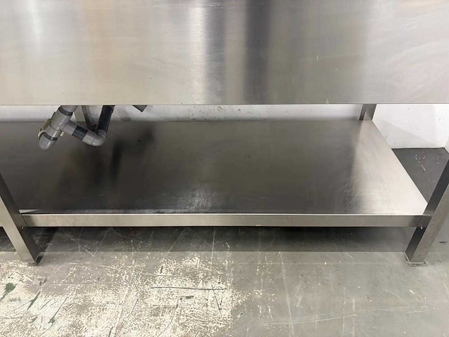 Spoeltafel met dubbele wasbak - afbeelding 8 van  9