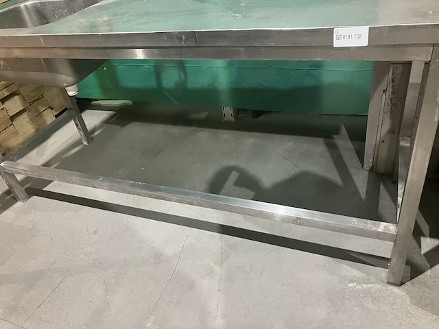 Spoeltafel met kraan 188x65x86 cm - afbeelding 4 van  4