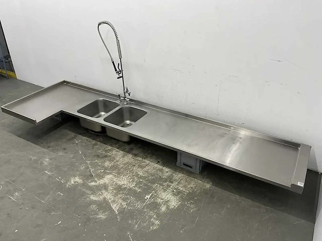 Spoeltafelblad met voorspoeldouche - afbeelding 2 van  7