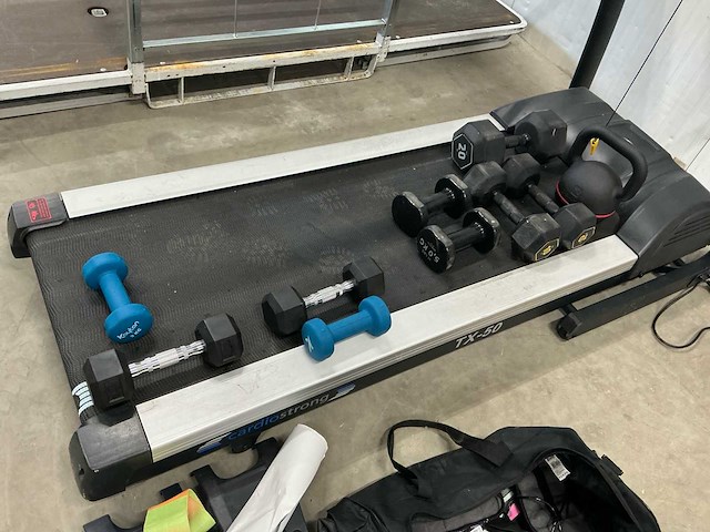 Sport-tiedje t-fitness cst-tx50-2-b loopband en gewichten/dumbells - afbeelding 2 van  13
