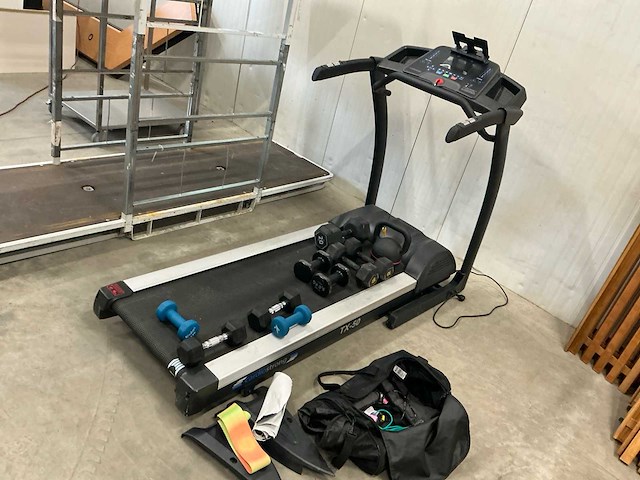 Sport-tiedje t-fitness cst-tx50-2-b loopband en gewichten/dumbells - afbeelding 1 van  13