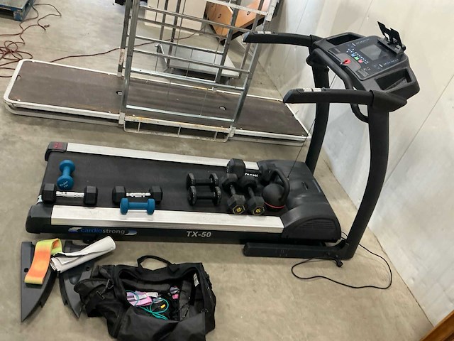 Sport-tiedje t-fitness cst-tx50-2-b loopband en gewichten/dumbells - afbeelding 2 van  13