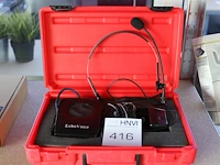 Spraakversterker echovoice type ev4 in kunststof koffer. - afbeelding 1 van  2
