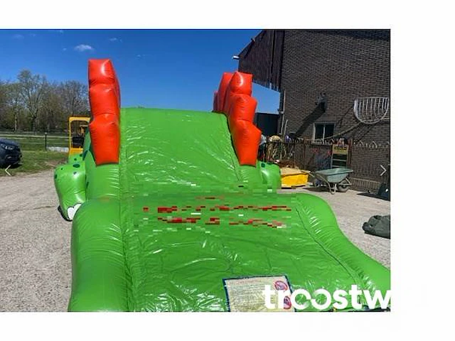 Springkussen glijbaan - afbeelding 1 van  2