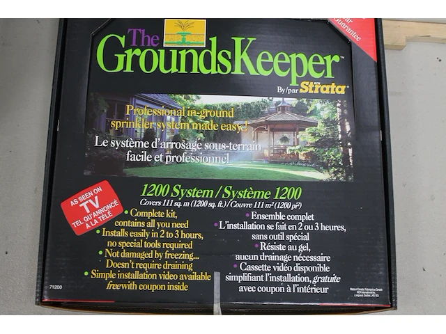 Sprinklersysteem the groundskeeper voor het automatisch besproeien van ruim 300 meter tuin. - afbeelding 2 van  2