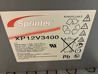 Sprinter xp12v3400 accu (3x) - afbeelding 2 van  3