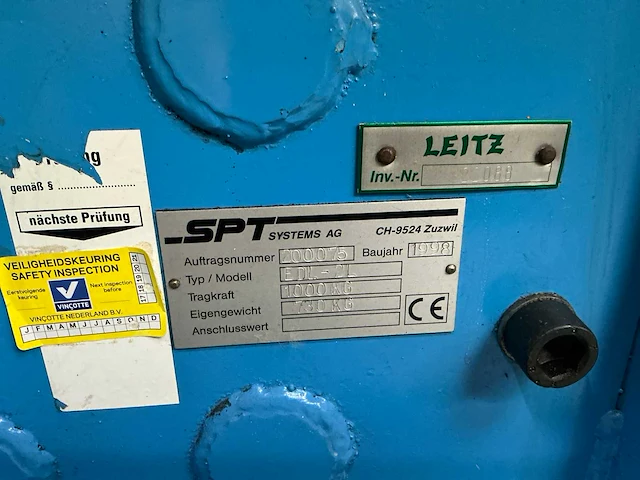 Spt systems edl-2 gereedschapswisselwagen - afbeelding 4 van  12