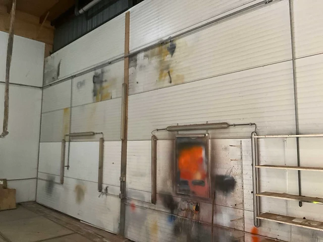 Spuitcabine filterafzuiginstallatie/sandwich panelen - afbeelding 10 van  12