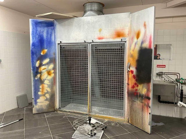 Spuitcabine met afzuiging - afbeelding 1 van  7