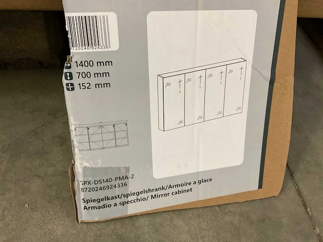 Spx-ds140-pma-2 spiegelkast - afbeelding 6 van  6