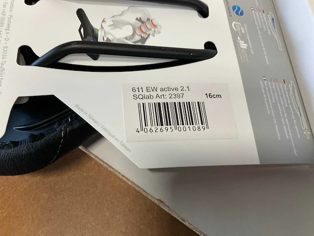 Sq lab ergowave fietszadel 16 cm - afbeelding 2 van  2