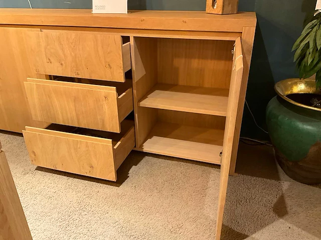 Square eiken dressoir - afbeelding 7 van  10
