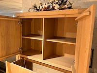 Square eiken opbergkast - afbeelding 9 van  10