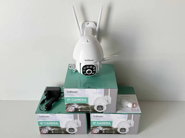 Srihome ip camera wifi - night vision - hd (3 stuks) - afbeelding 1 van  9