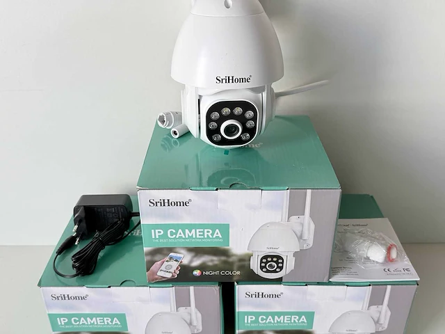 Srihome ip camera wifi - night vision - hd (3 stuks) - afbeelding 3 van  9