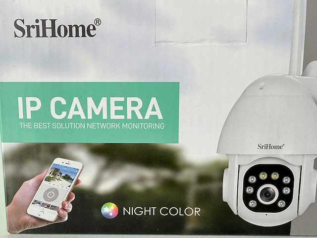 Srihome ip camera wifi - night vision - hd (3 stuks) - afbeelding 4 van  9