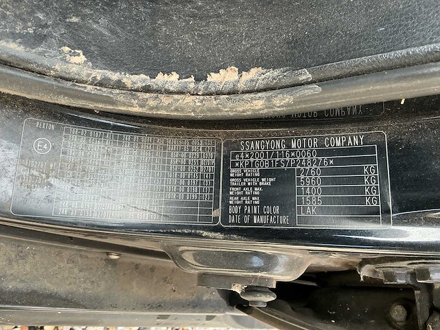 Ssangyong - rexton - rx 270 xdi s sporthr - bedrijfswagen - afbeelding 33 van  44