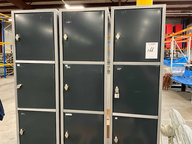 Ssi schäfer 5 deurs staal lockerkast (3x) - afbeelding 2 van  3