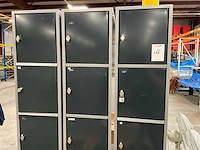 Ssi schäfer 5 deurs staal lockerkast (3x) - afbeelding 2 van  3